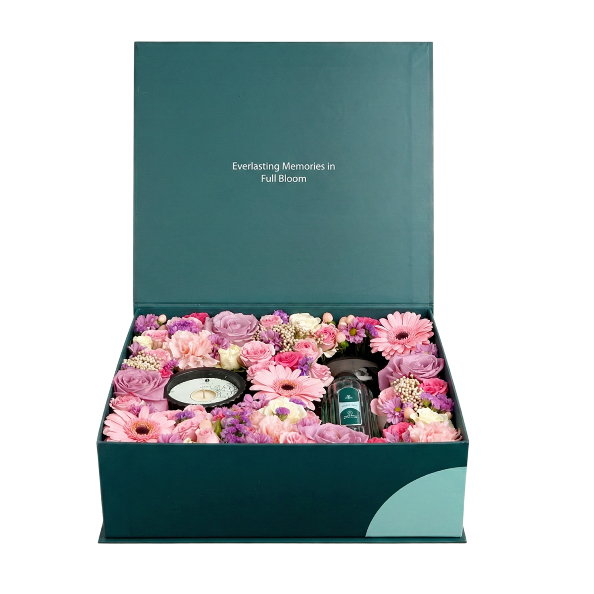 صندوق الورد و الشمعة