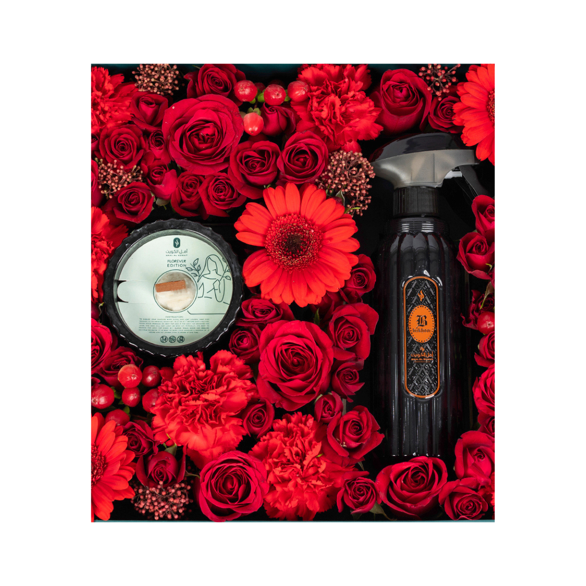 صندوق الورد و الشمعة