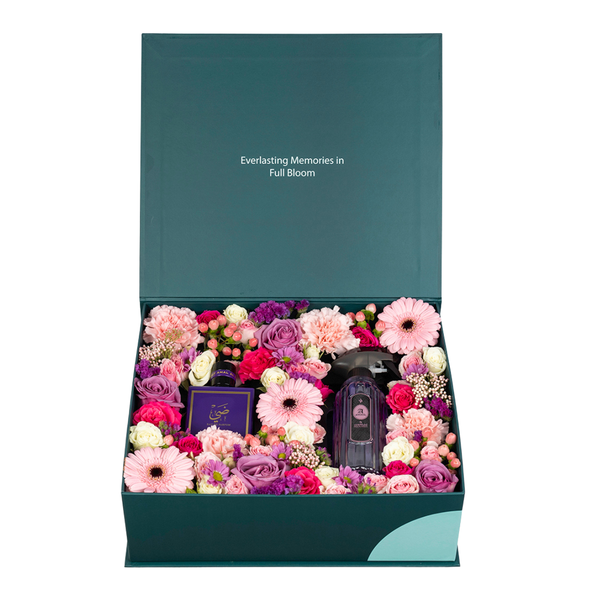 صندوق الورد و العطر الفاخر