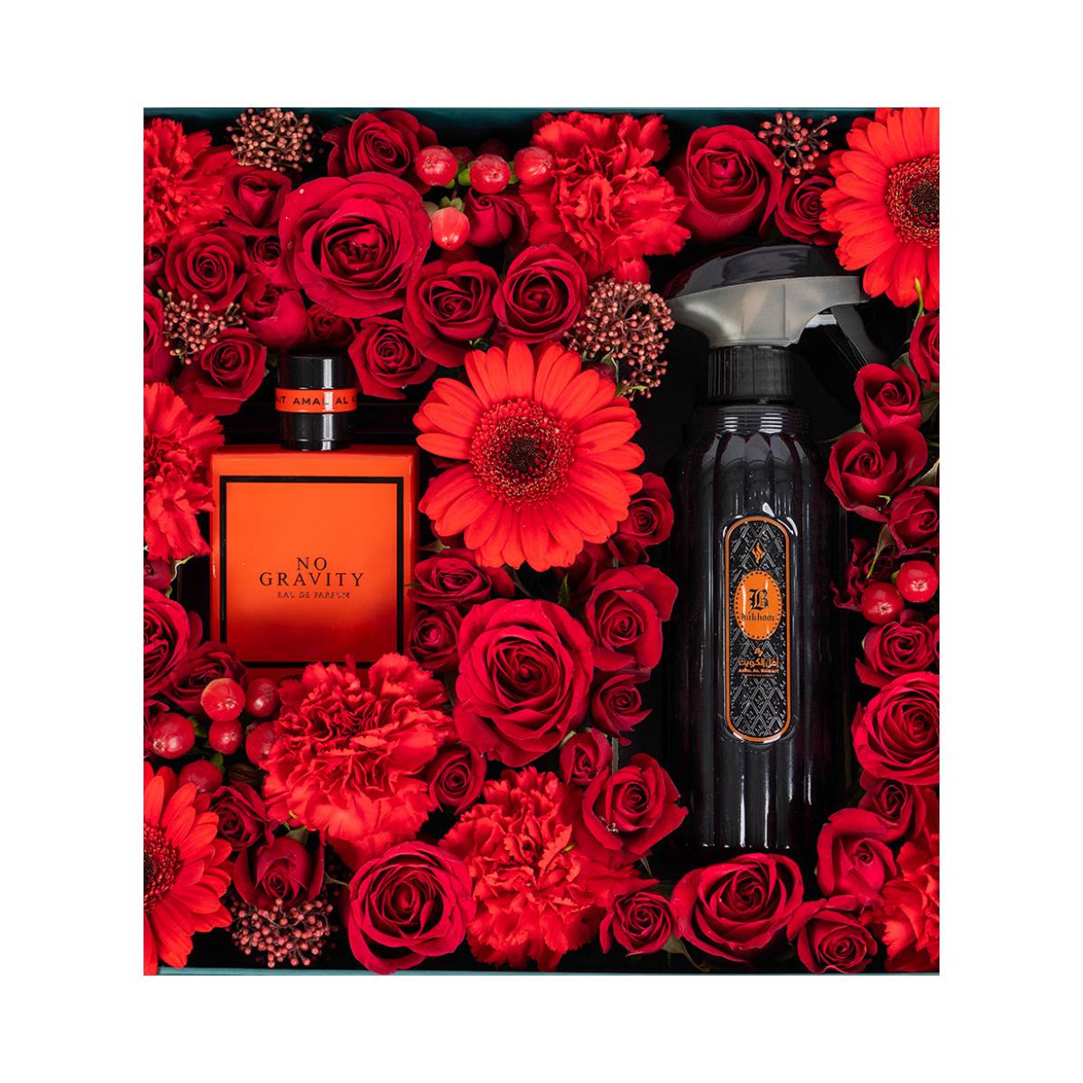 صندوق الورد و العطر الفاخر