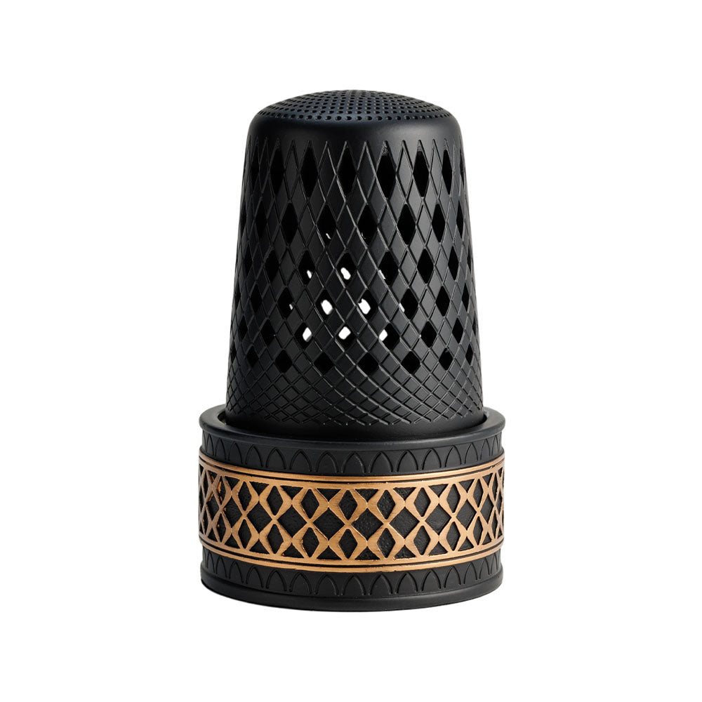 مبخر دائري ذهبي اسود